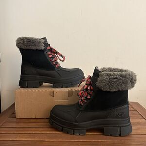 UGG Ashton Addie Boots Black Women Size 6